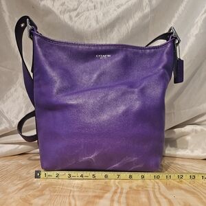 Electric Purple Coach Bag